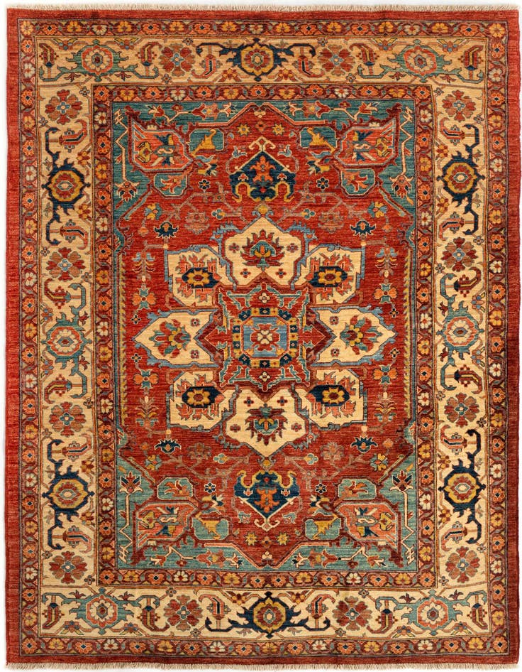Detail image of 5' 11 x 8' 8 Serapi Wool Rug