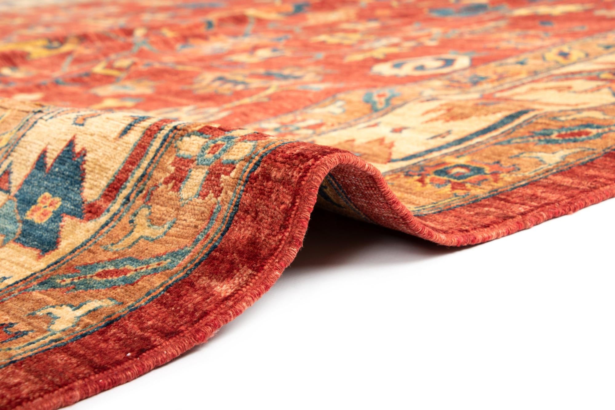 7' 2 x 9' 1 Serapi Wool Rug