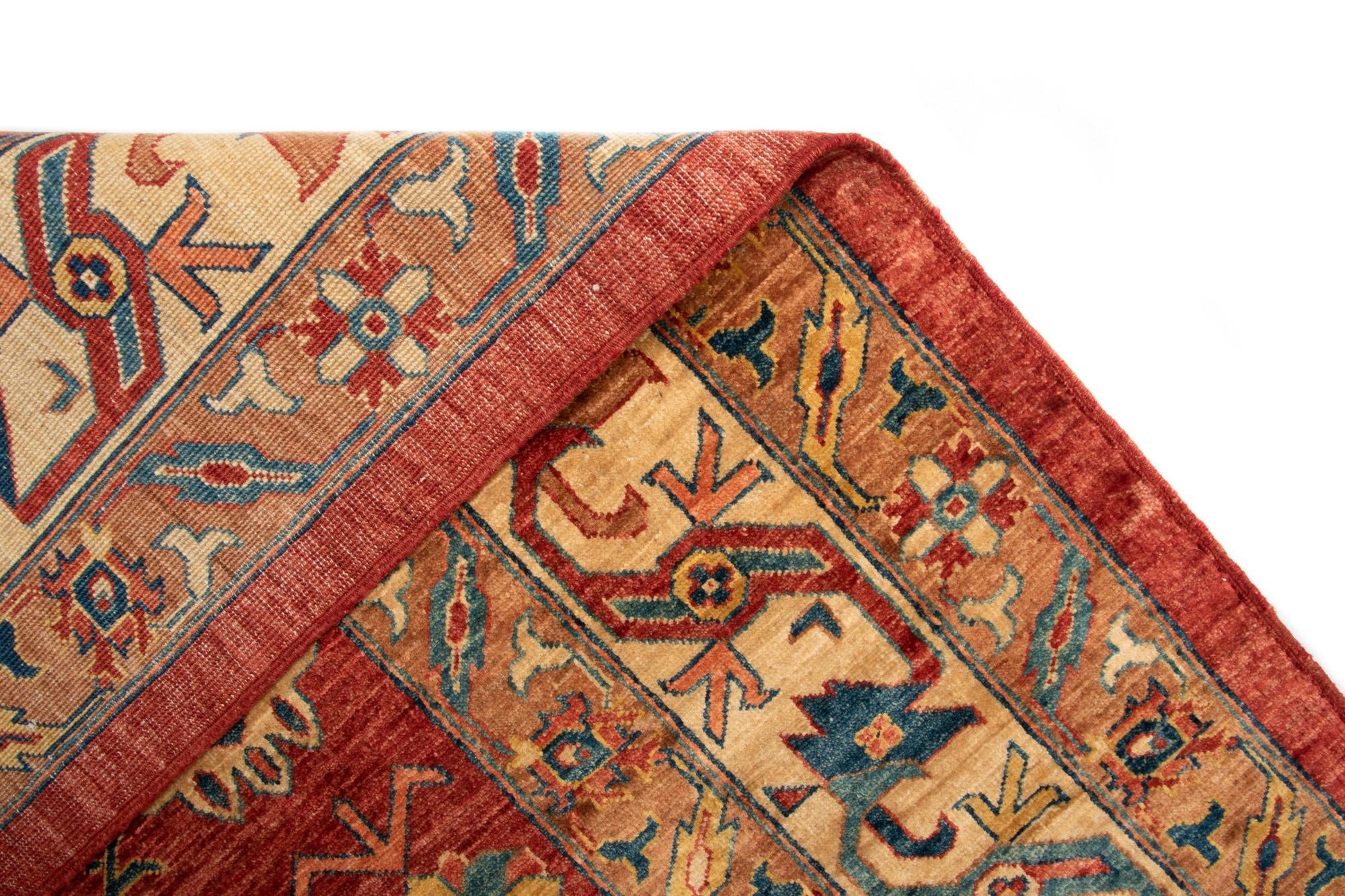 7' 2 x 9' 1 Serapi Wool Rug
