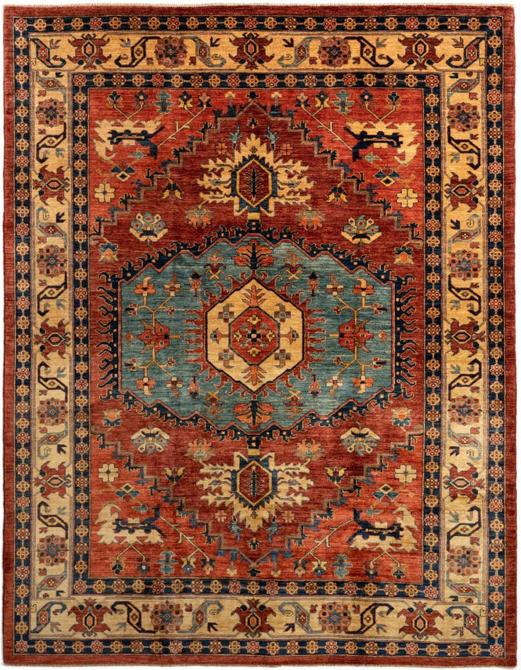 Detail image of 7' 5 x 10' 1 Serapi Wool Rug