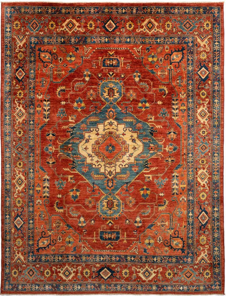 7' 3 x 9' 4 Serapi Wool Rug