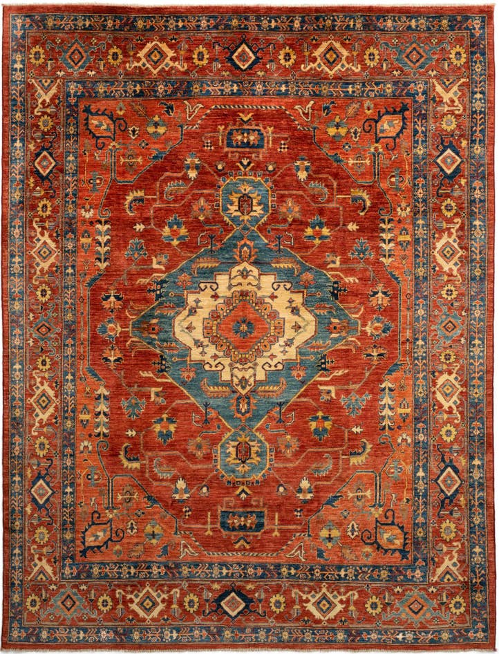 Detail image of 7' 3 x 9' 4 Serapi Wool Rug