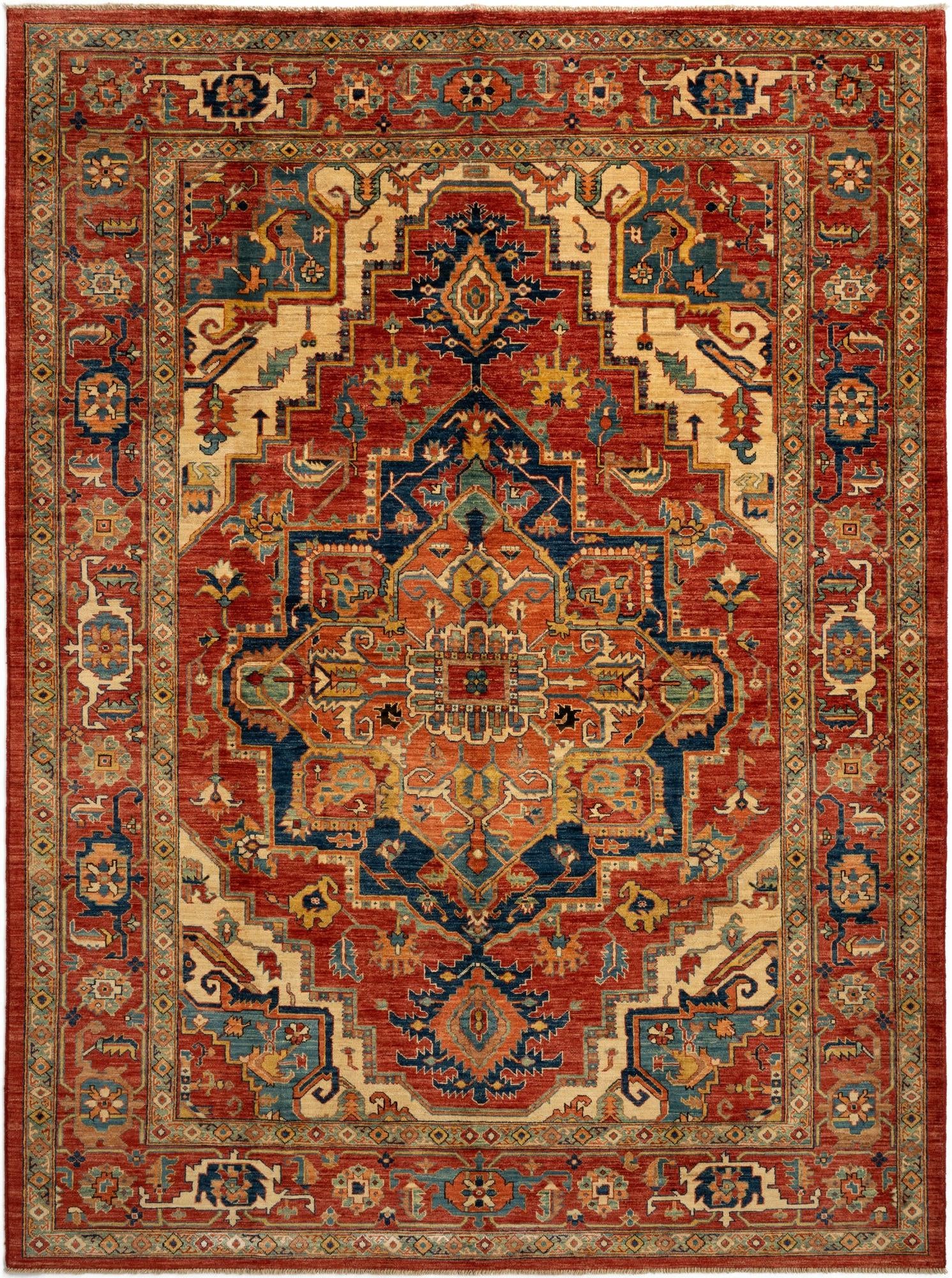 7' 4 x 10' Serapi Wool Rug