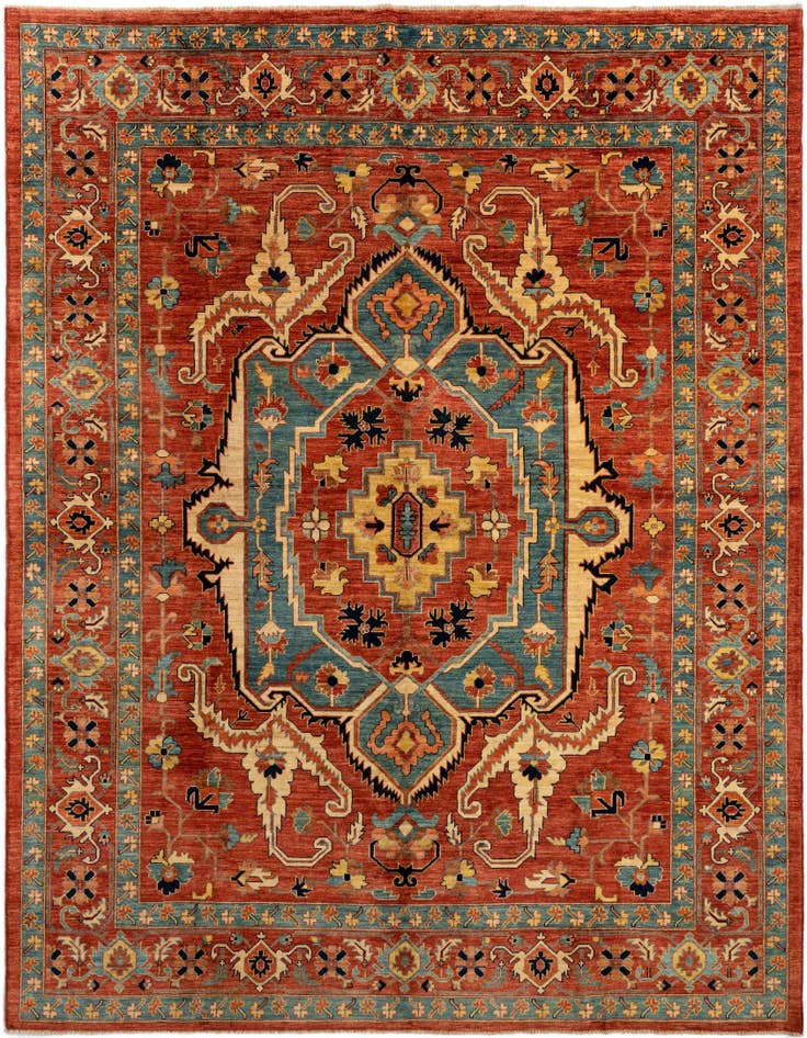 Detail image of 8' 6 x 10' Serapi Wool Rug