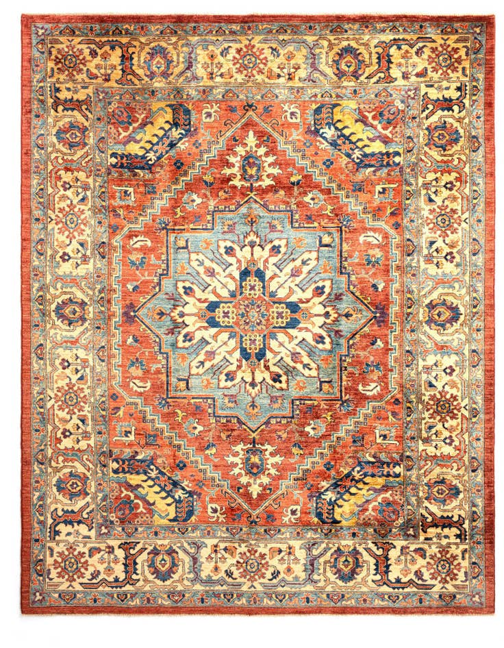 Detail image of 8' 1 x 10' 4 Serapi Wool Rug
