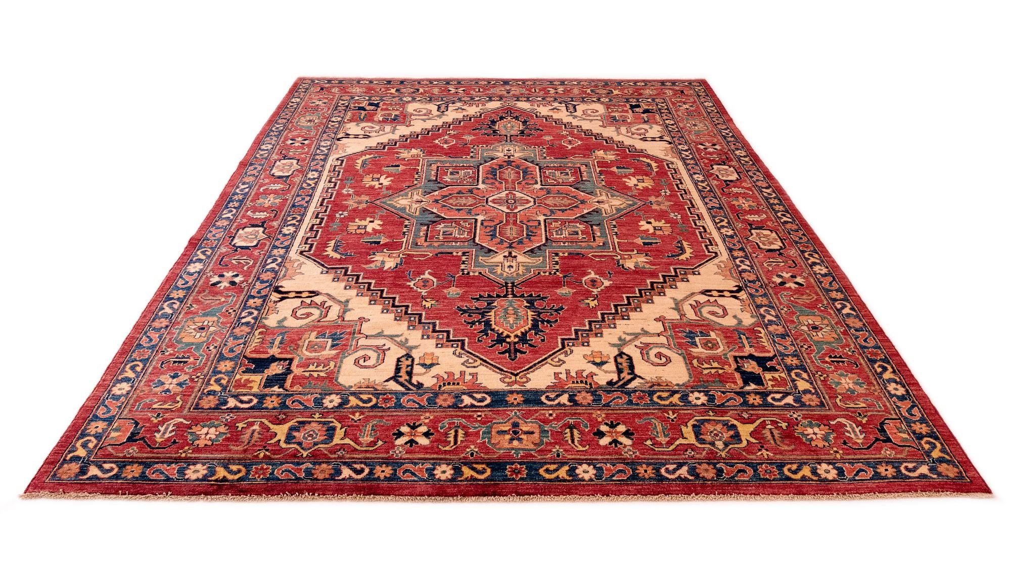 7' 4 x 9' 10 Serapi Wool Rug