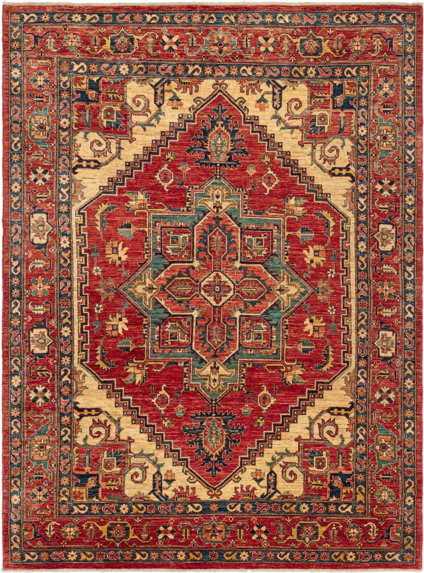 7' 4 x 9' 10 Serapi Wool Rug
