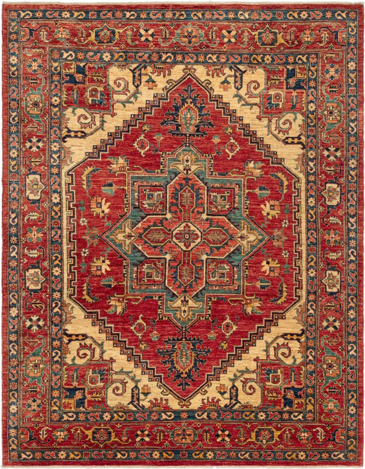 Detail image of 7' 4 x 9' 10 Serapi Wool Rug