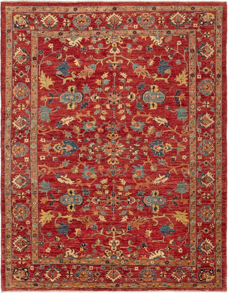 Detail image of 7' 3 x 9' 3 Serapi Wool Rug
