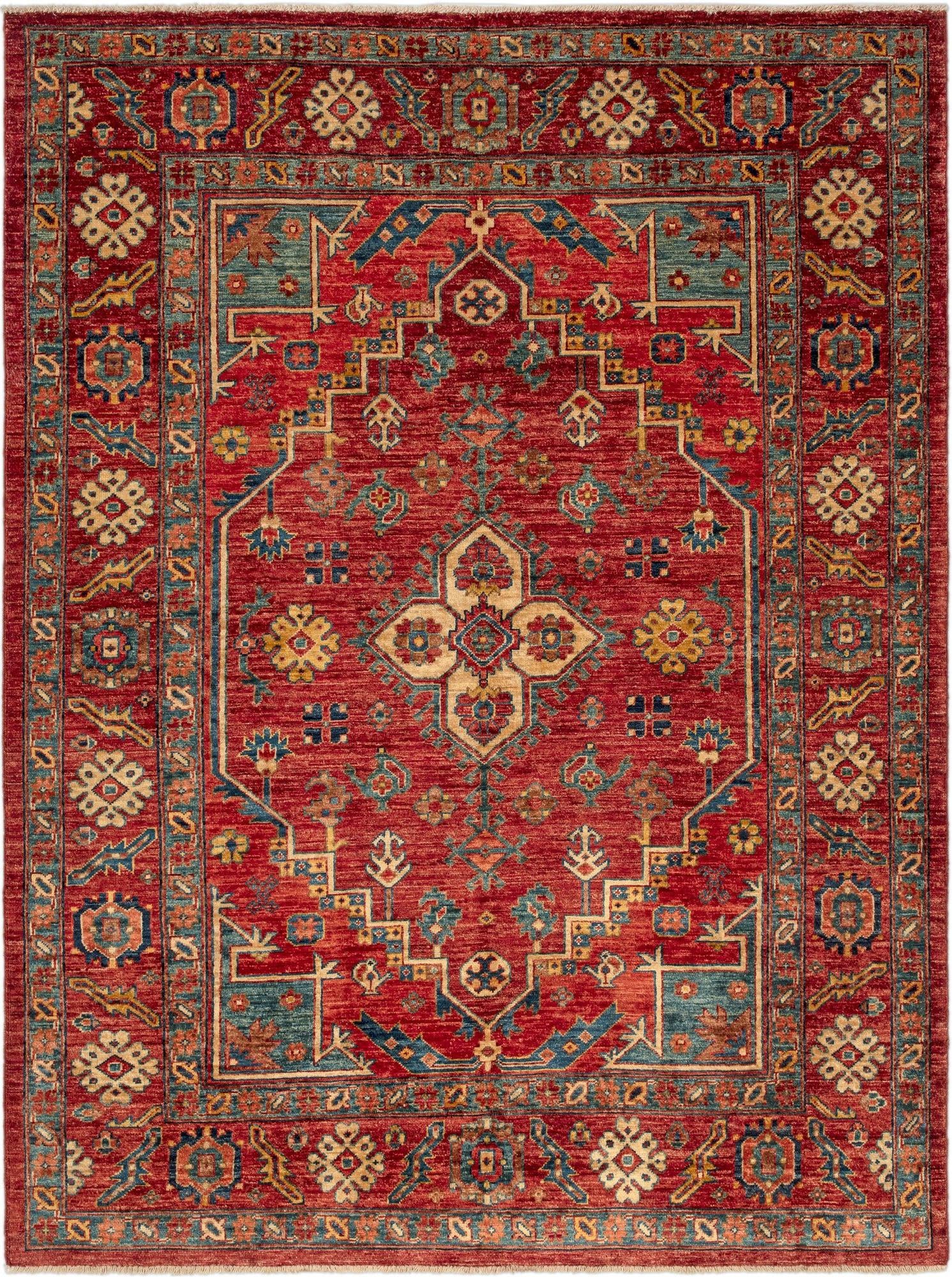 5' 1 x 6' 9 Serapi Wool Rug