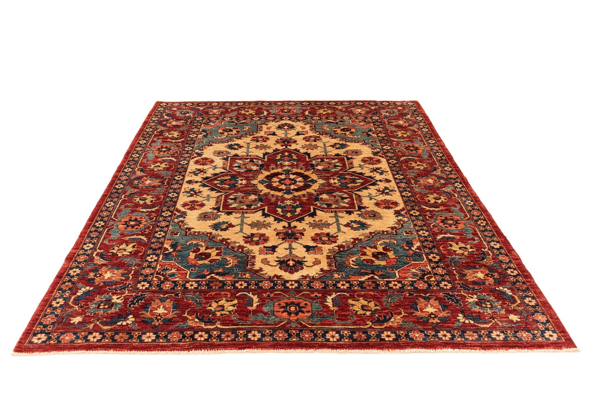 6' 2 x 8' 3 Serapi Wool Rug