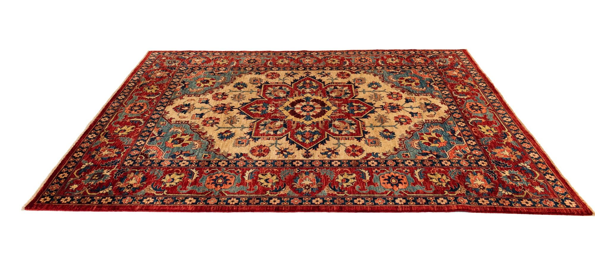 6' 2 x 8' 3 Serapi Wool Rug