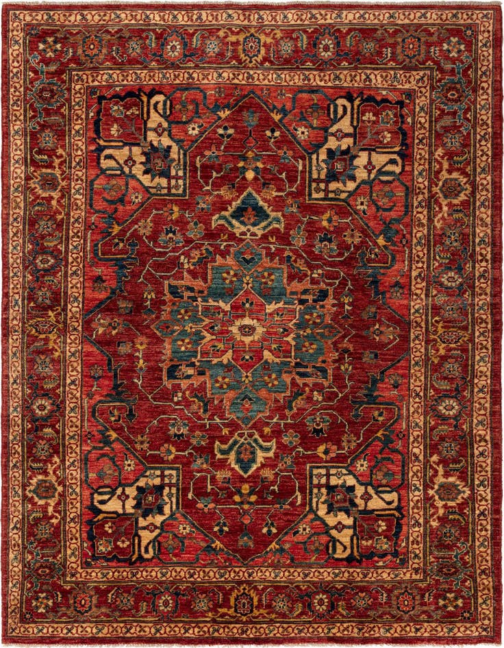 Detail image of 5' 11 x 7' 10 Serapi Wool Rug