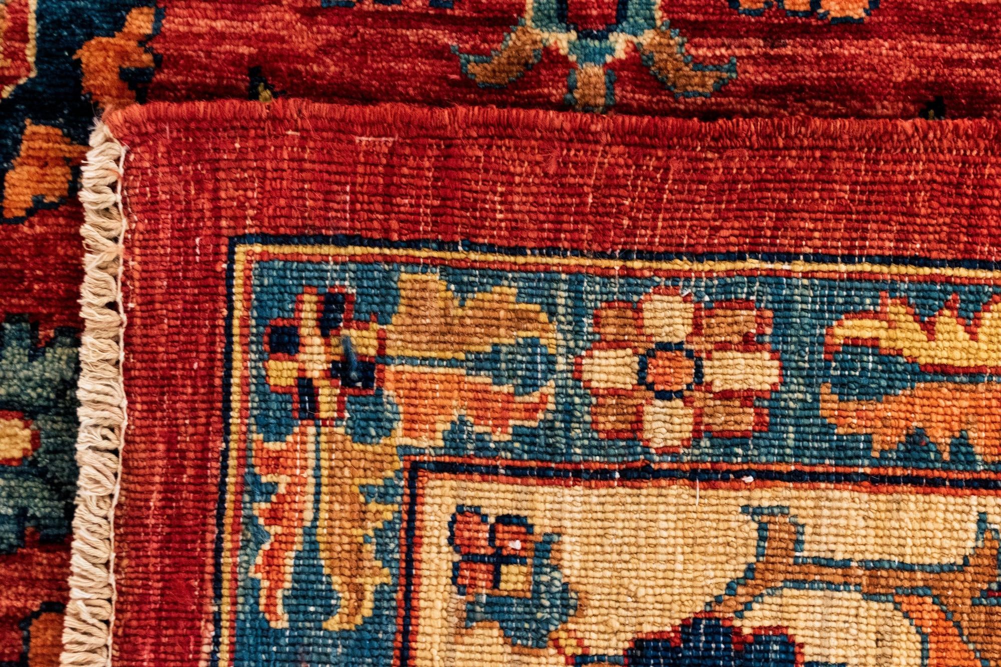 Red 6' 1 x 8' 5 Serapi Wool Rug | Rugs.ca