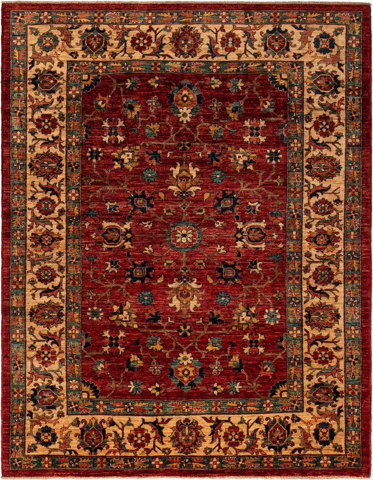 Detail image of 6' 1 x 8' 5 Serapi Wool Rug