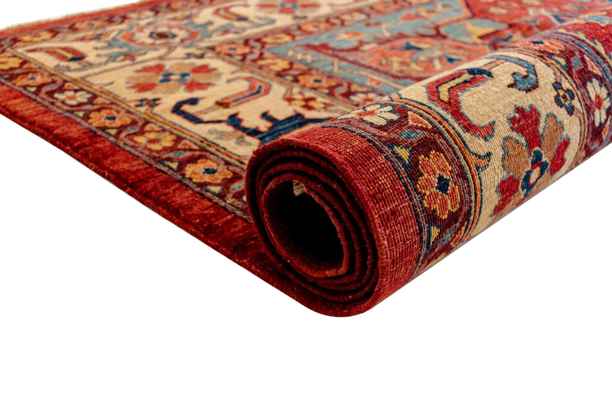6' 2 x 8' 1 Serapi Wool Rug