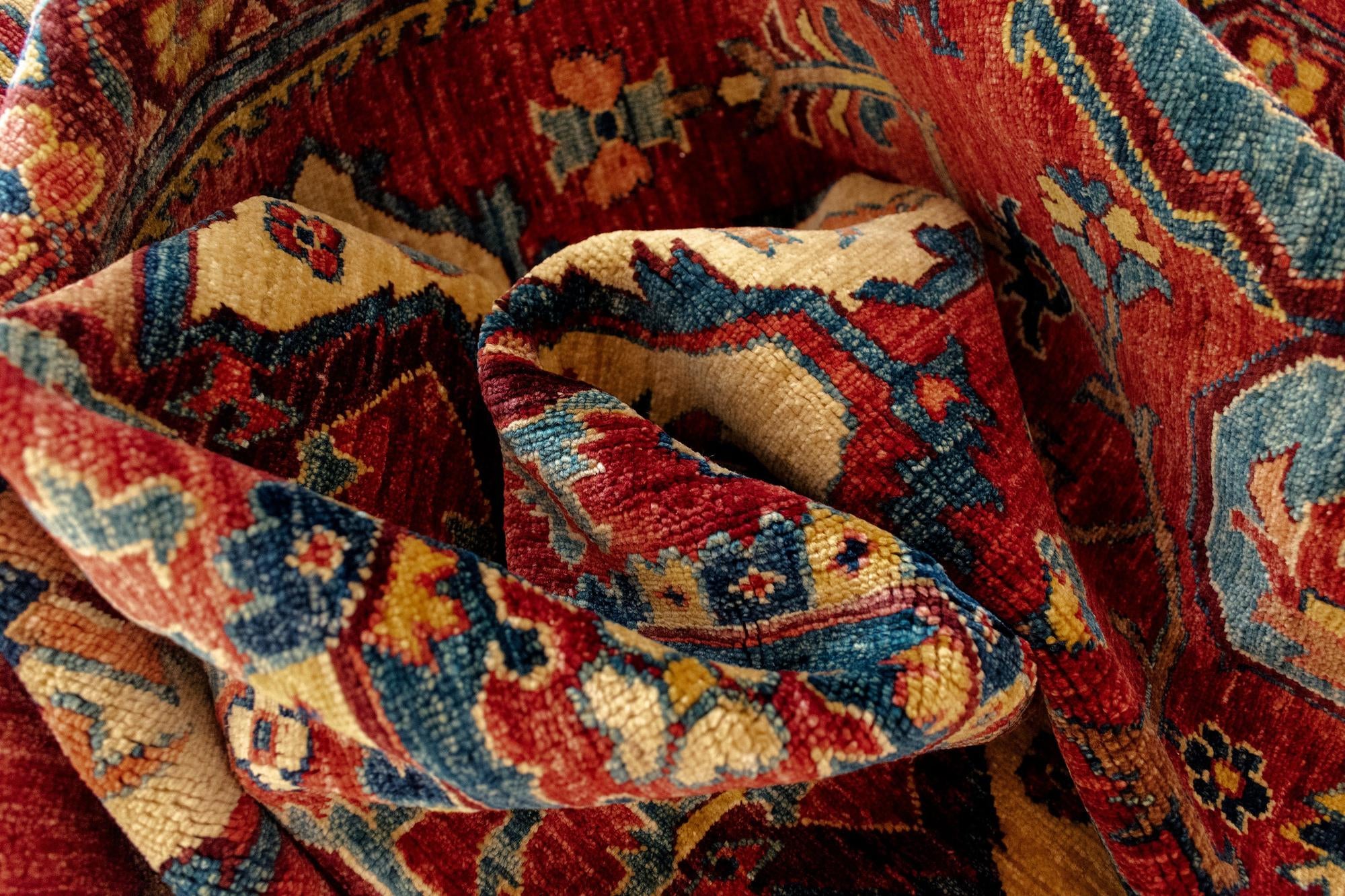 6' 2 x 8' 1 Serapi Wool Rug