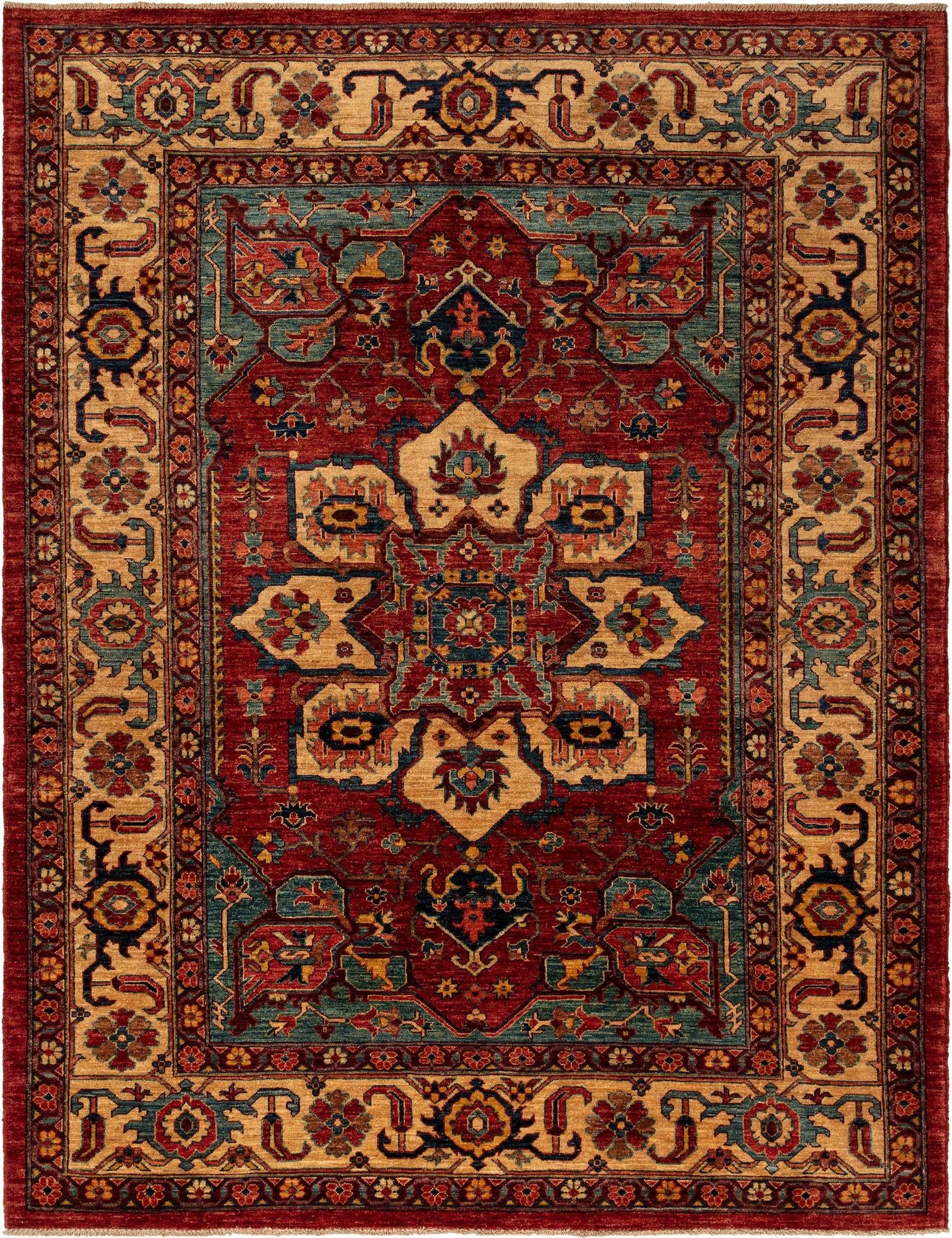 6' 2 x 8' 1 Serapi Wool Rug