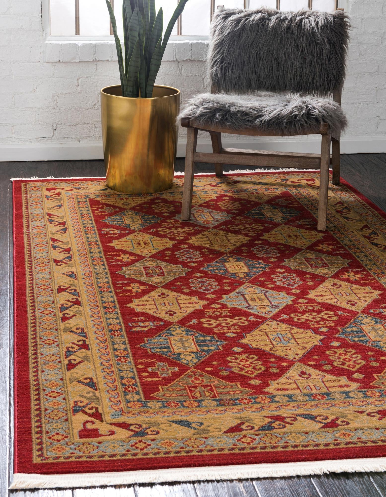 Red Serapi Rug