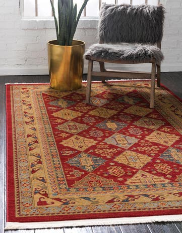 Red Serapi Rug