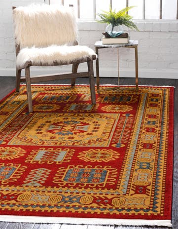 Red Serapi Rug