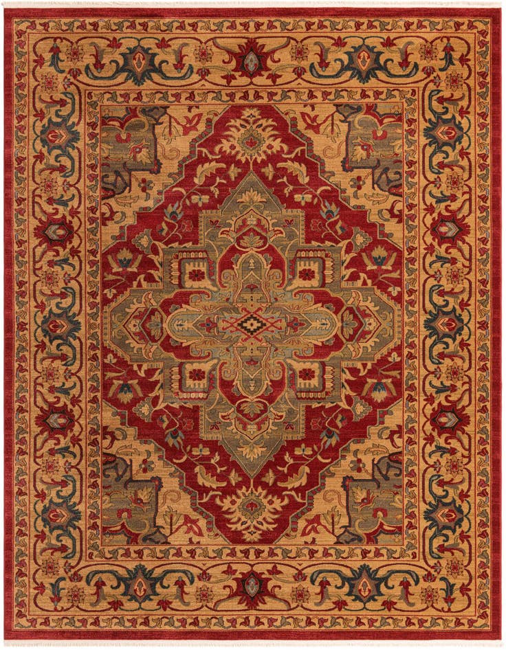 Detail image of 9' x 12' Serapi Rug