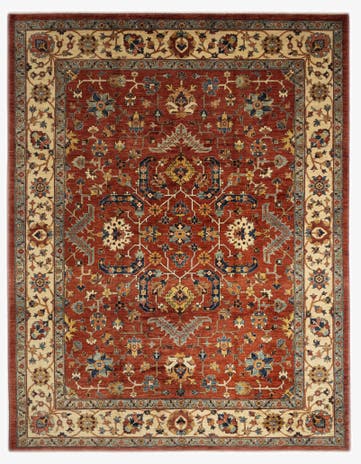 9' 1 x 11' 6 Serapi Wool Rug