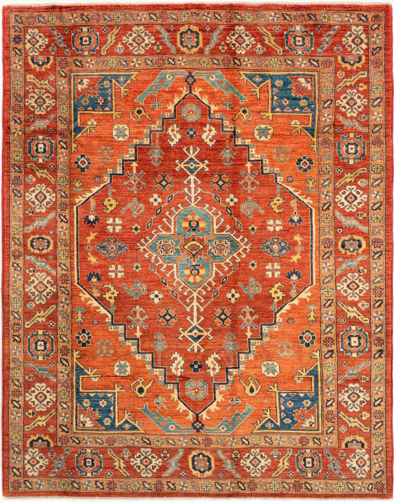 6' 1 x 7' 9 Serapi Wool Rug