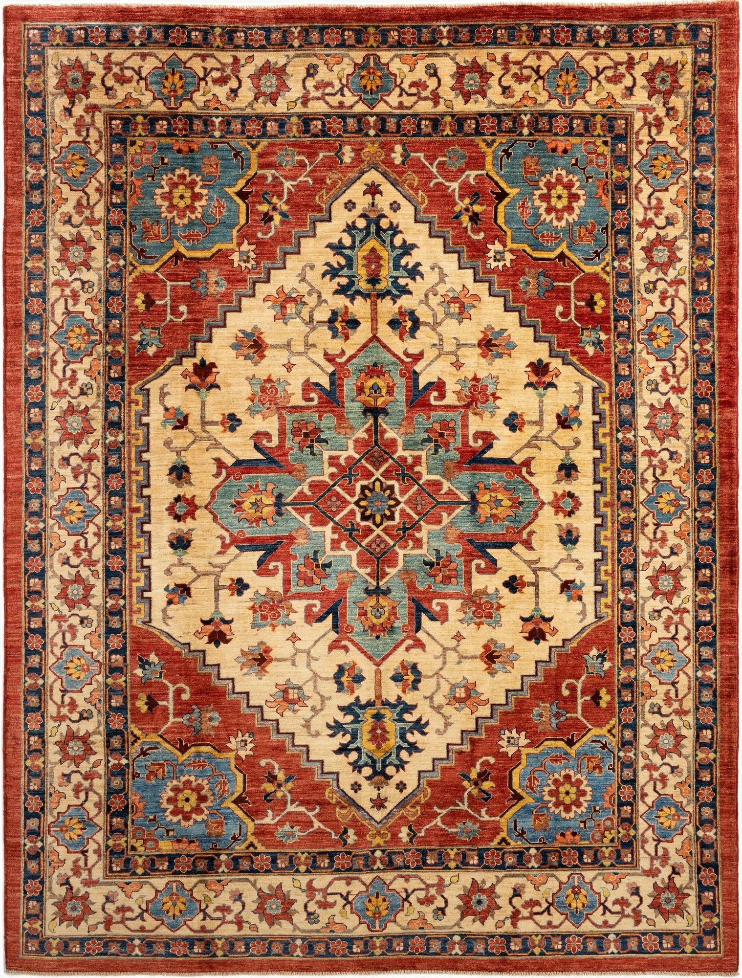 7' 3 x 9' 9 Serapi Wool Rug