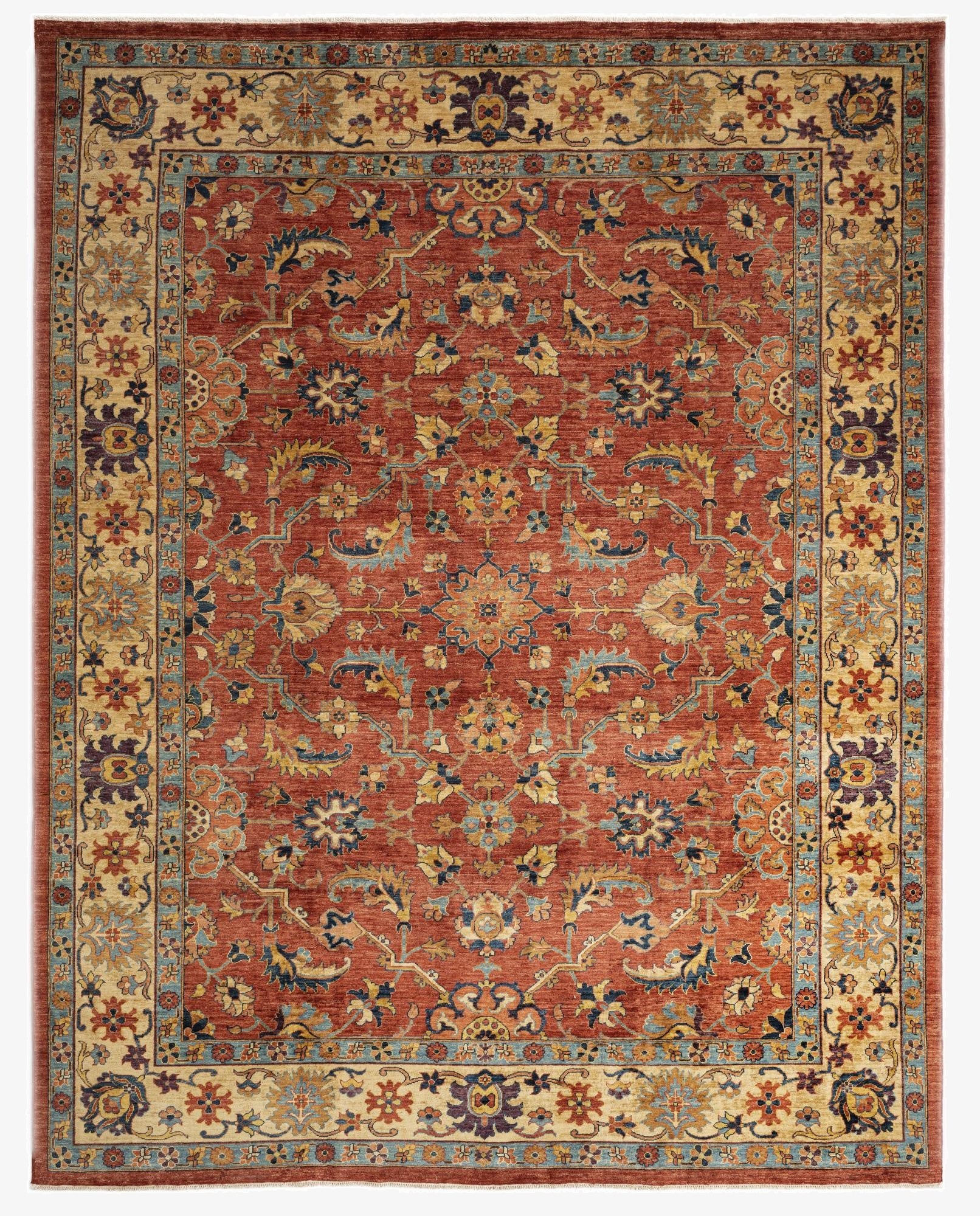 9' x 11' 4 Serapi Wool Rug