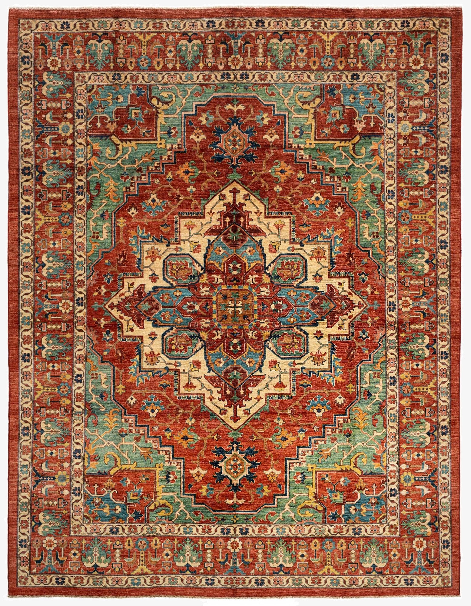 10' 1 x 13' 3 Serapi Wool Rug