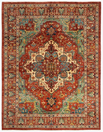 10' 1 x 13' 3 Serapi Wool Rug
