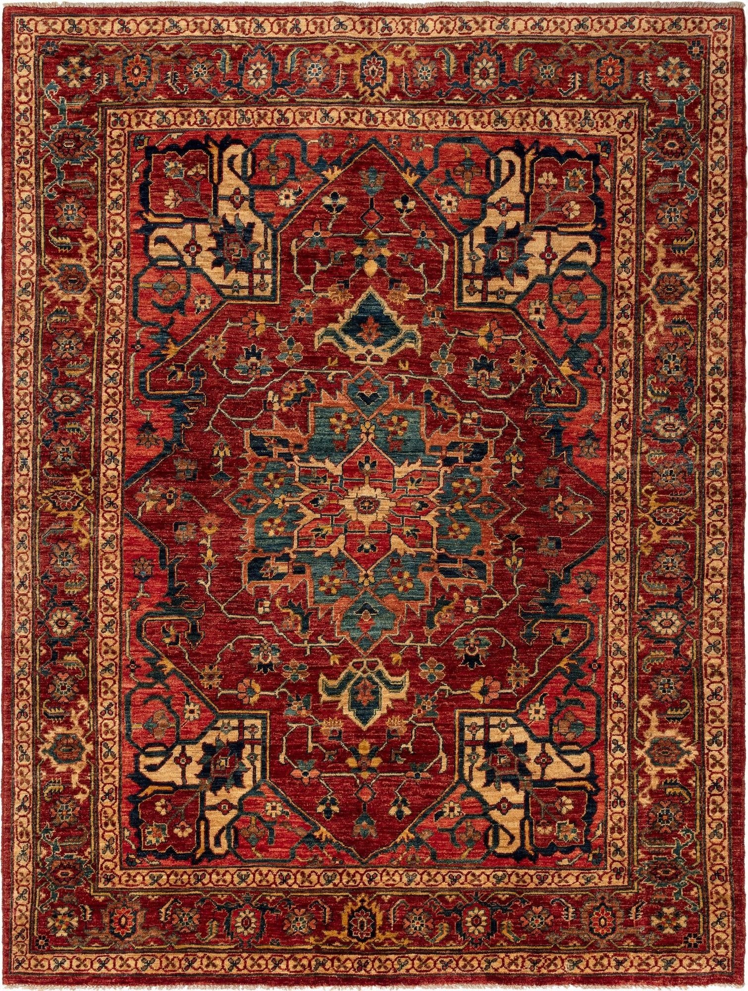 5' 11 x 7' 10 Serapi Wool Rug