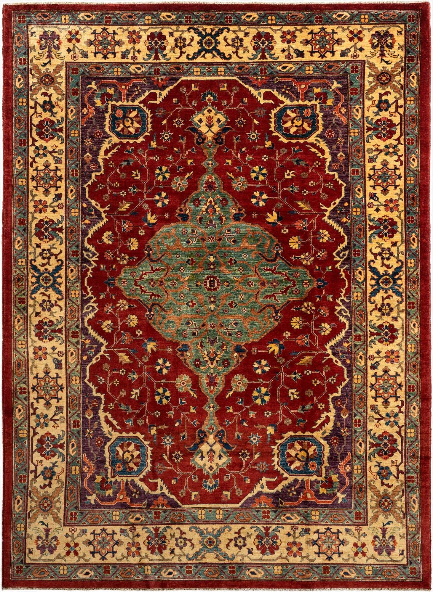 7' 3 x 9' 11 Serapi Wool Rug