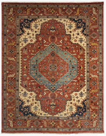 9' 4 x 11' 9 Serapi Wool Rug