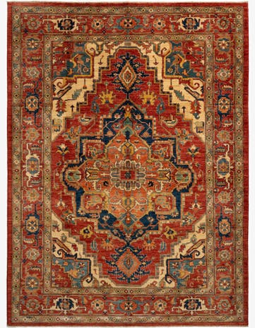 7' 4 x 10' Serapi Wool Rug
