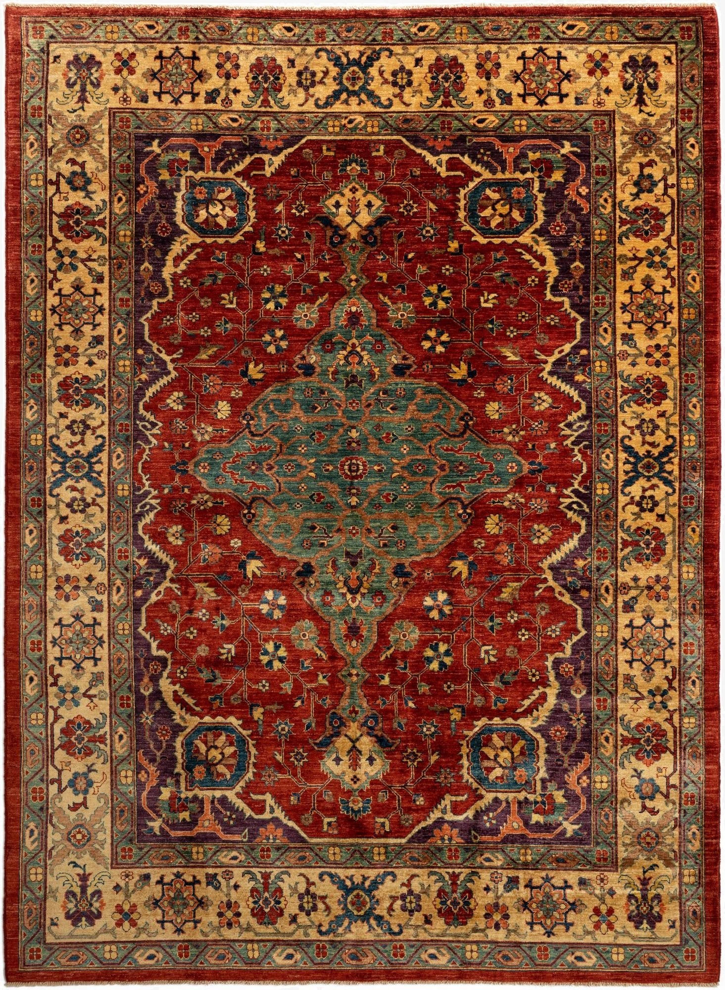 7' 2 x 9' 11 Serapi Wool Rug