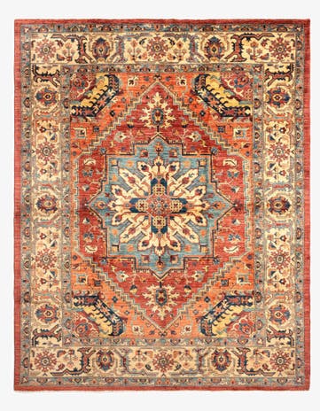8' 2 x 10' 2 Serapi Wool Rug