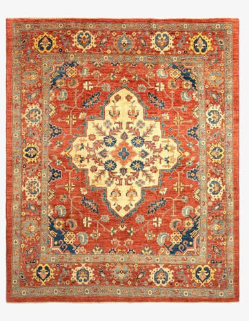 8' 2 x 9' 11 Serapi Wool Rug