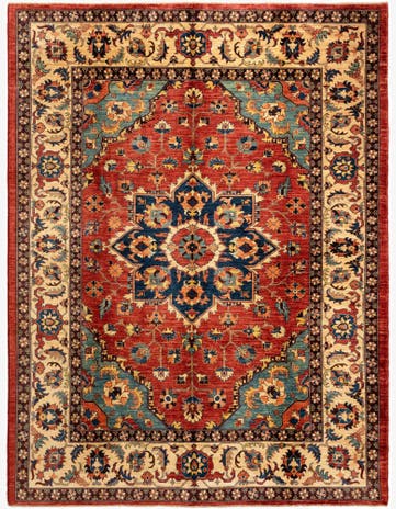 7' 3 x 9' 7 Serapi Wool Rug