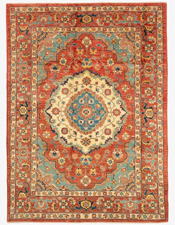 5' 10 x 8' 4 Serapi Wool Rug