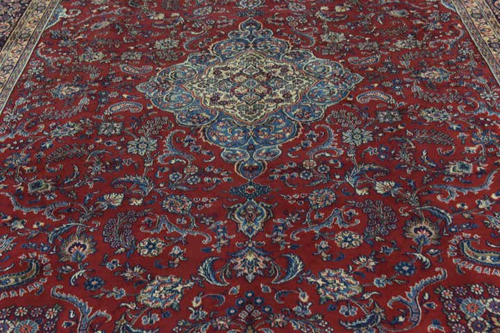9' 6 x 13' Hand Knotted Shahrbaft Persian Wool Rug