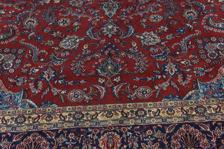 9' 6 x 13' Hand Knotted Shahrbaft Persian Wool Rug