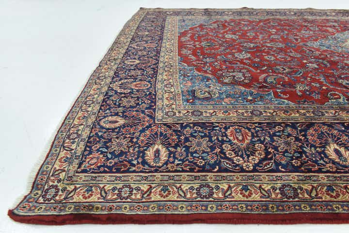 9' 6 x 13' Hand Knotted Shahrbaft Persian Wool Rug