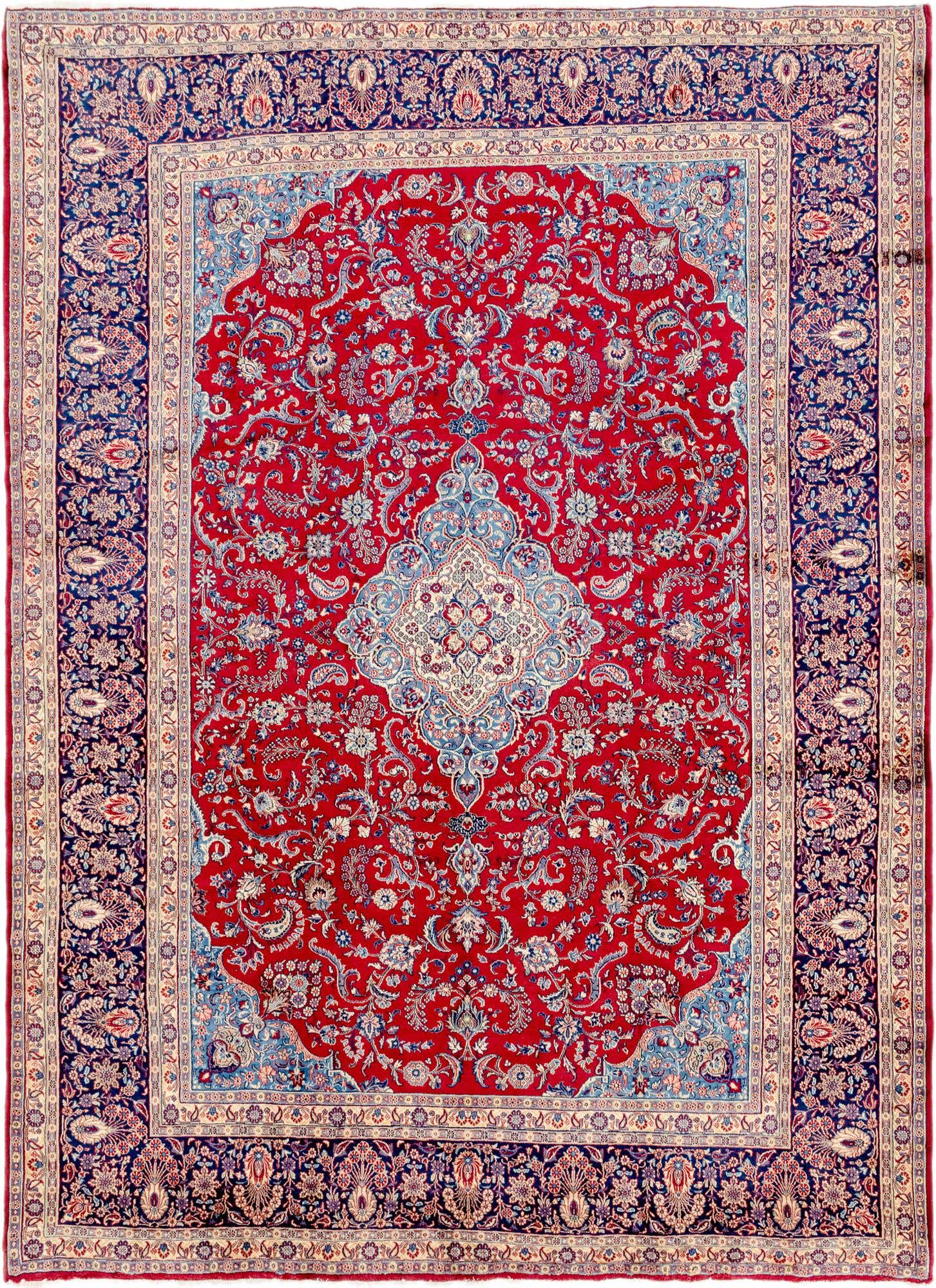 9' 6 x 13' Hand Knotted Shahrbaft Persian Wool Rug