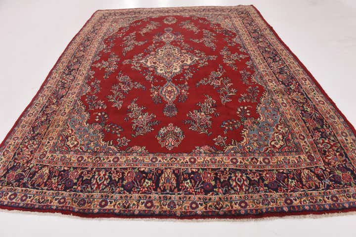 9' x 12' 3 Hand Knotted Shahrbaft Persian Wool Rug
