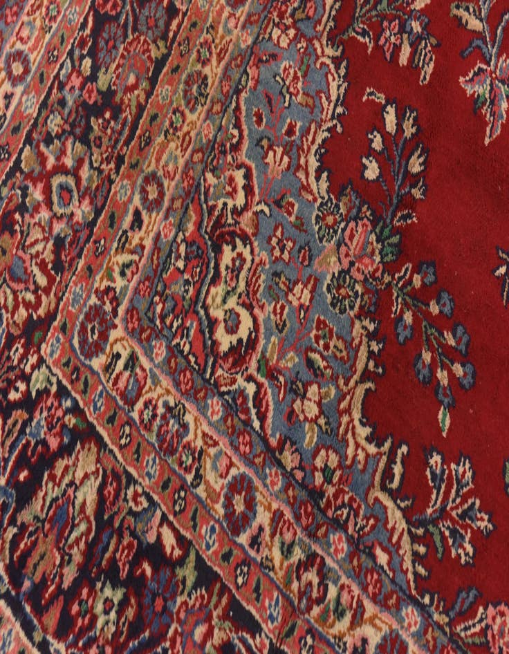 Detail image of 9' x 12' 3  Hand Knotted Shahrbaft Persian Wool Rug