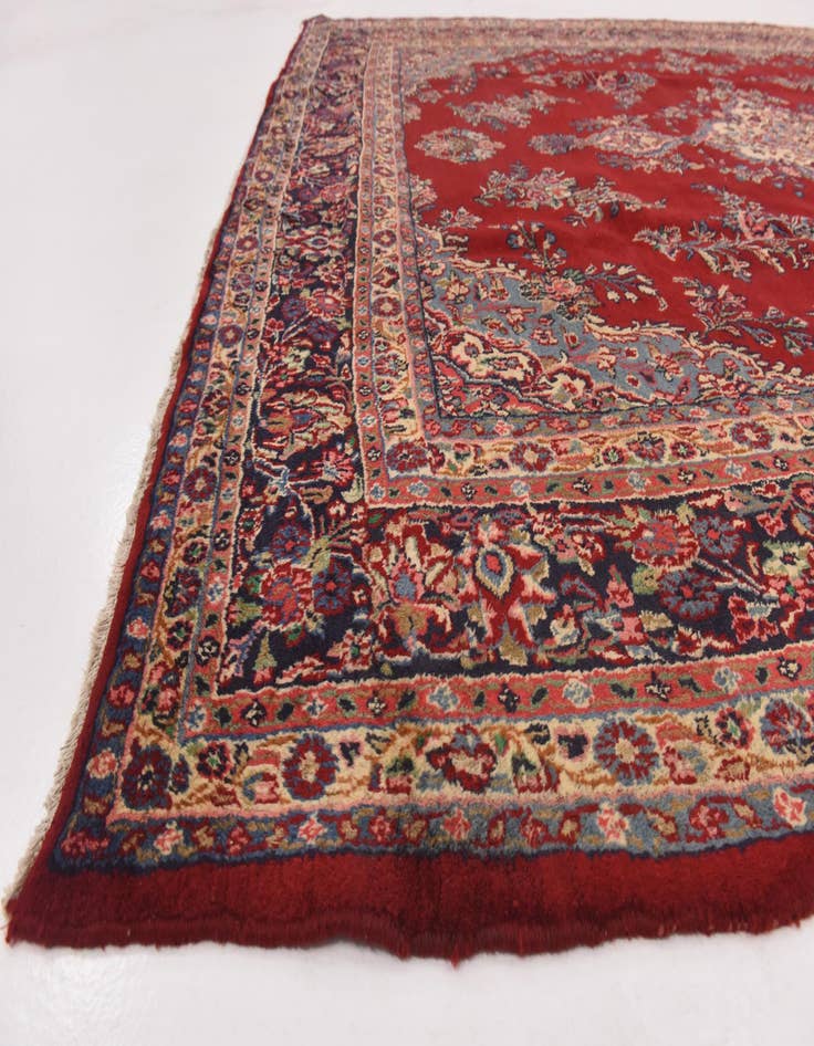 Detail image of 9' x 12' 3  Hand Knotted Shahrbaft Persian Wool Rug