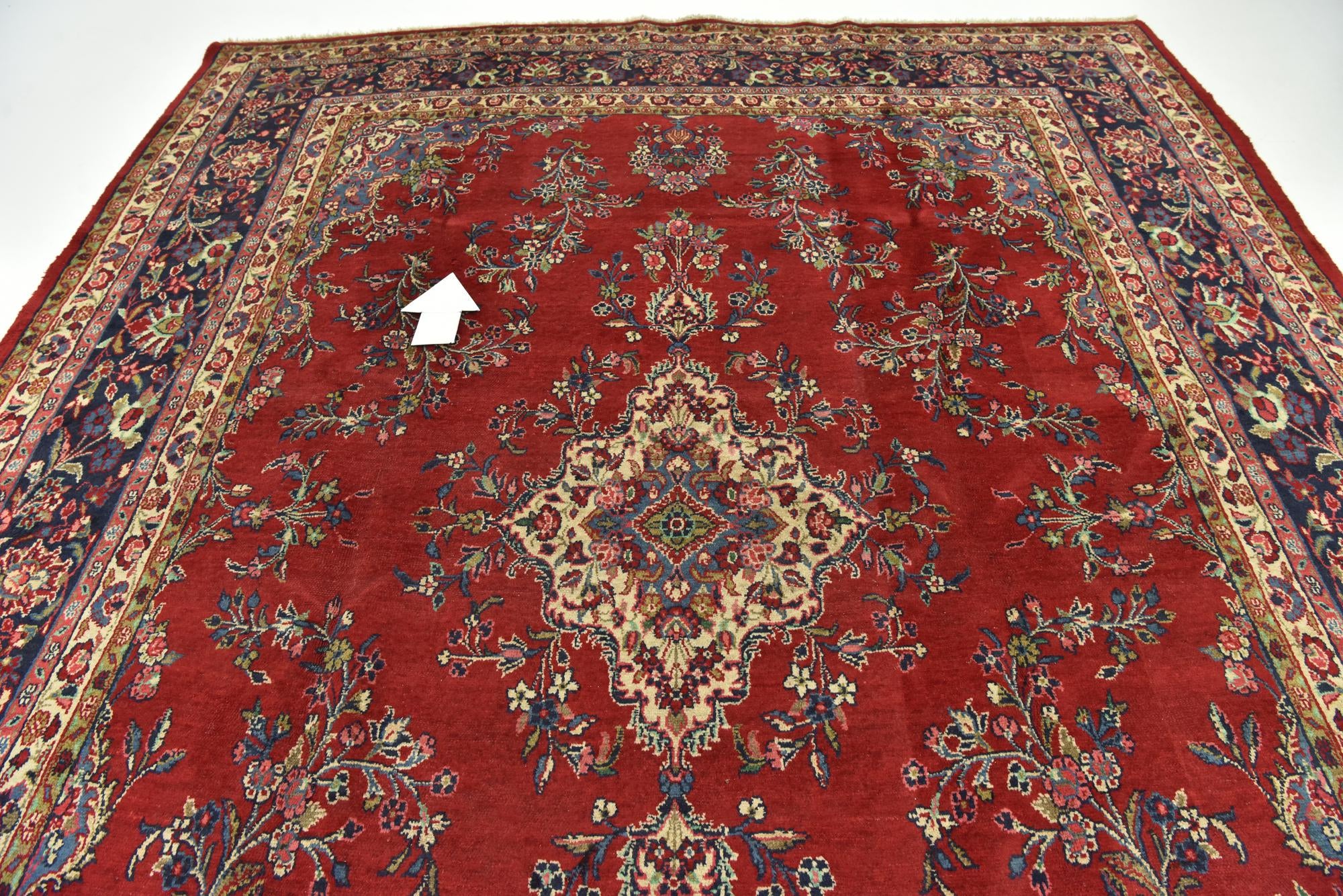 9' 10 x 13' Hand Knotted Shahrbaft Persian Wool Rug