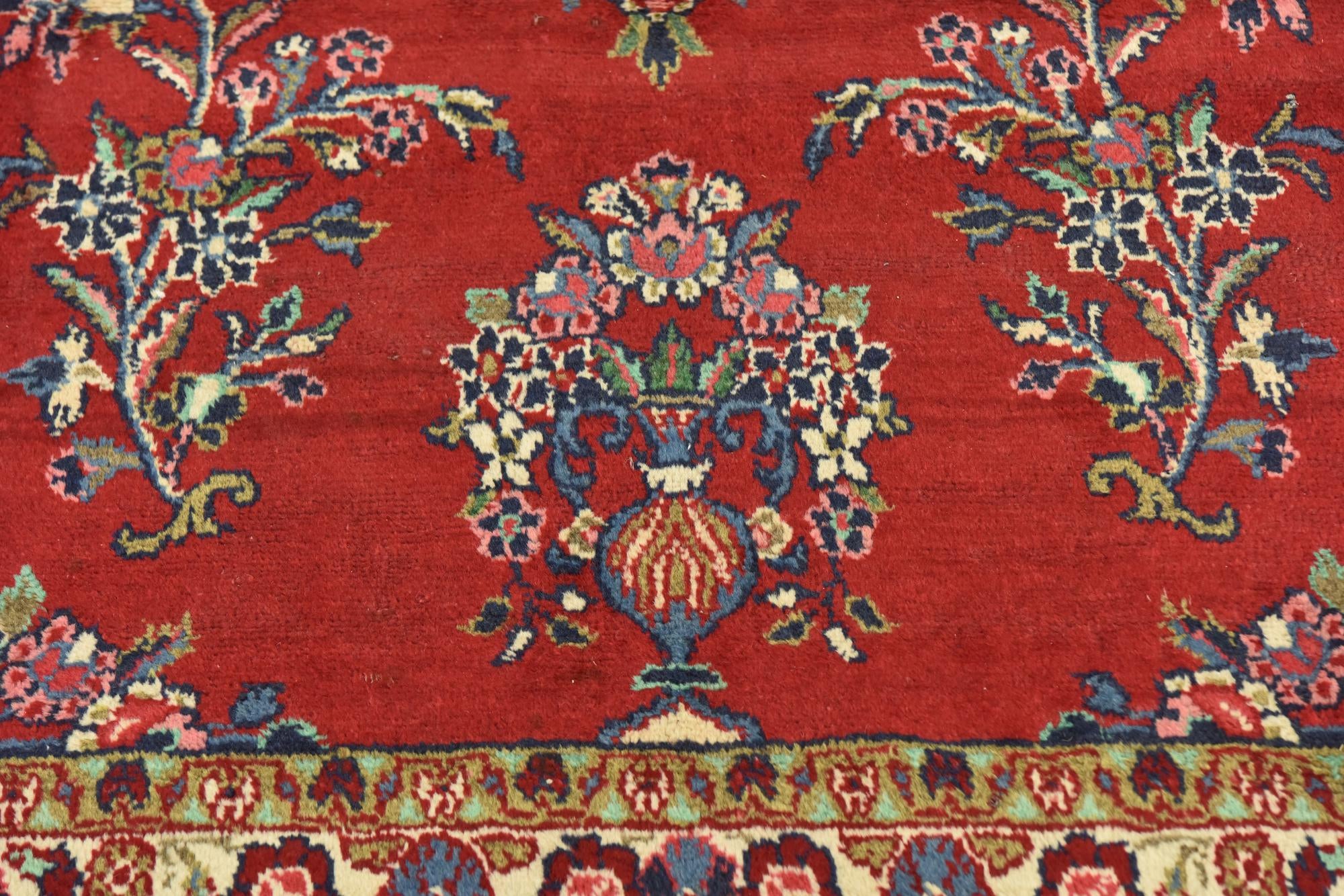 9' 10 x 13' Hand Knotted Shahrbaft Persian Wool Rug